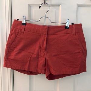 J.Crew women’s Nantucket red chino shorts